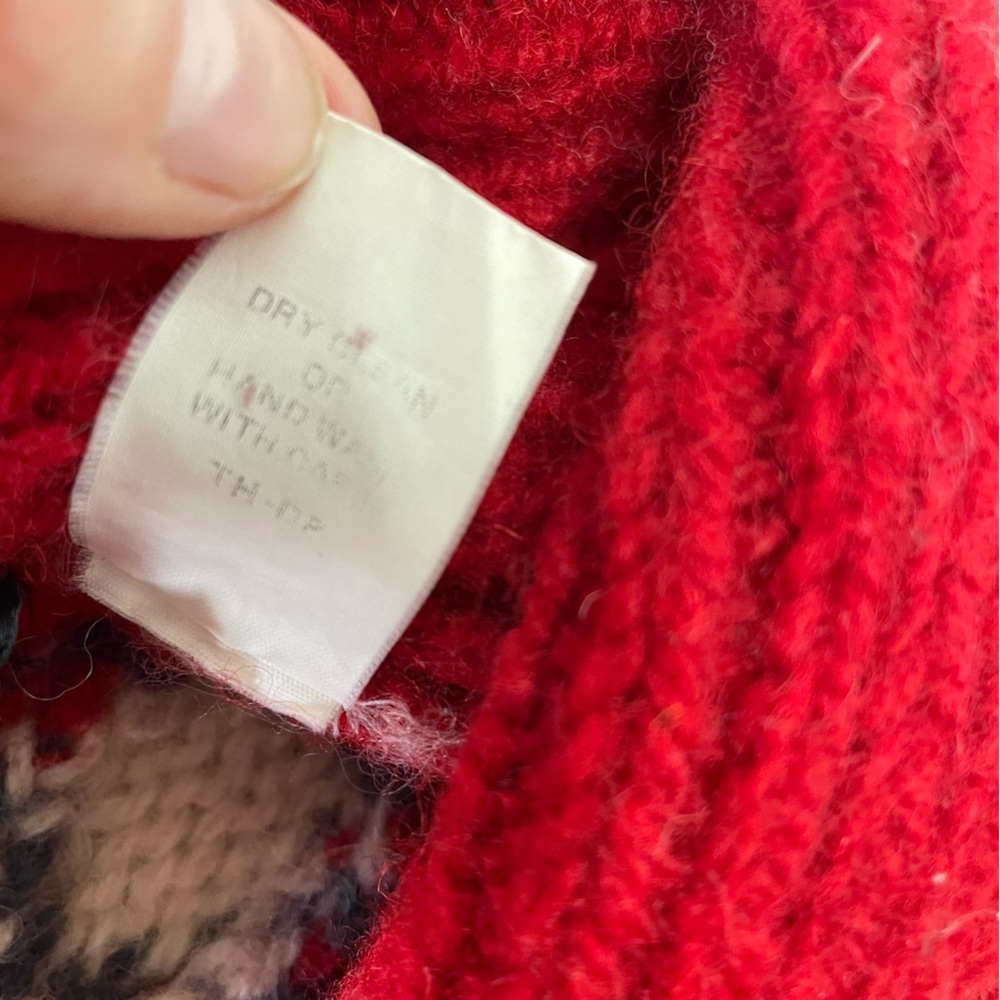 Abercrombie and Fitch Pullover Warm‎ Wool Sweater Size L/M Cabin Ski Cozy - Picture 6 of 11